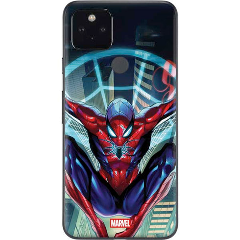 Marvel Spiderman Spiderman Armor MK IV Google Pixel 4a 5G Skin